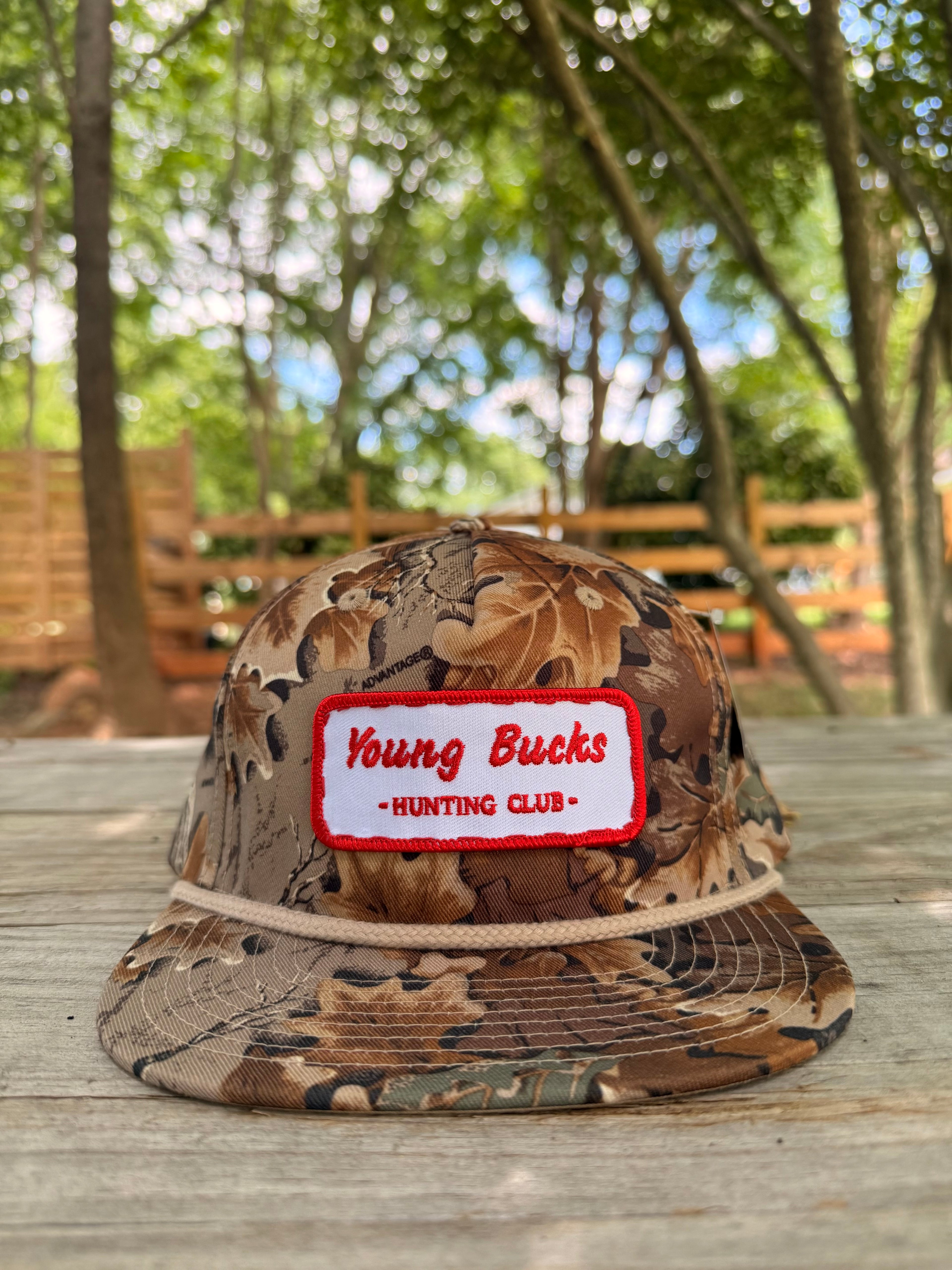 90’s Camo “Hunting Club” – Richardson 256 Five-Panel Hat