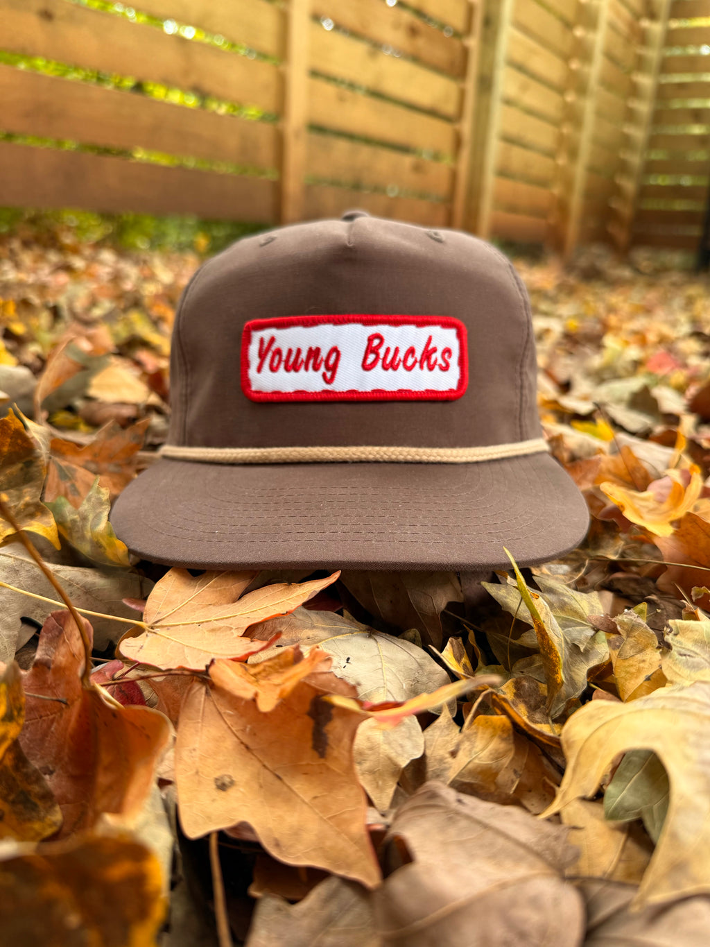 Buck Brown – Richardson 256 Five-Panel Hat (Hand-Sewn Young Bucks Patch)